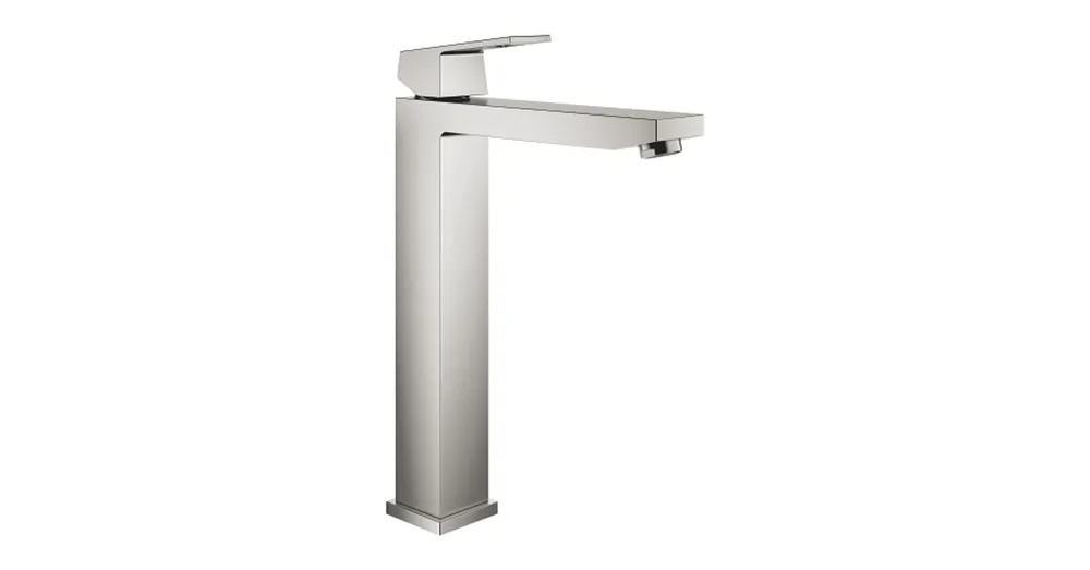Gyors szállítás GROHE Eurocube egykaros mosdócsaptelep XL-es méret, matt szuperacél 23406DC0
