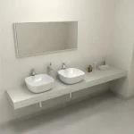 Akciós ár SAPHO TAILOR Rockstone pult, 240x50cm, L verzió (TR240L)