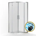 Akció Wellis Aquarius 90 zuhanykabin 90x90 íves Easy Clean - WC00472