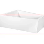 Szuper ajánlat M-Acryl Trinity 160 cm aszimmetrikus sarokkádhoz előlap 12275