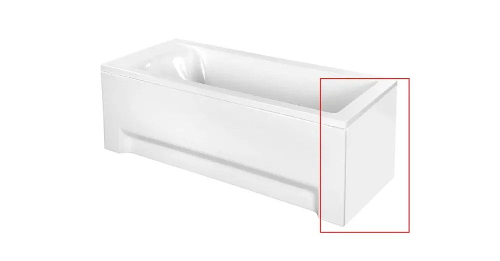 M-Acryl kád oldallap 75 cm, B típus 12284 Azonnali szállítás