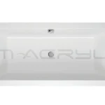 Vedd meg online M-Acryl Sabina 170x75 cm egyenes kád kádlábbal 12384