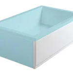 Ajánlat SAPHO POLYSAN DEEP PLAIN előlap, balos, 120x36cm (83674)