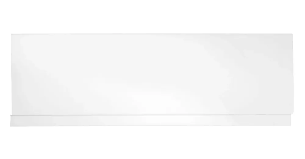 Végkiárusítás SAPHO POLYSAN PLAIN NIKA előlap, 185x59cm, fehér (72552)