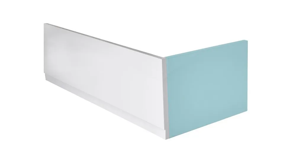 Árengedmény SAPHO POLYSAN PLAIN 130, előlap, bal, 130x59cm, fehér (72579)