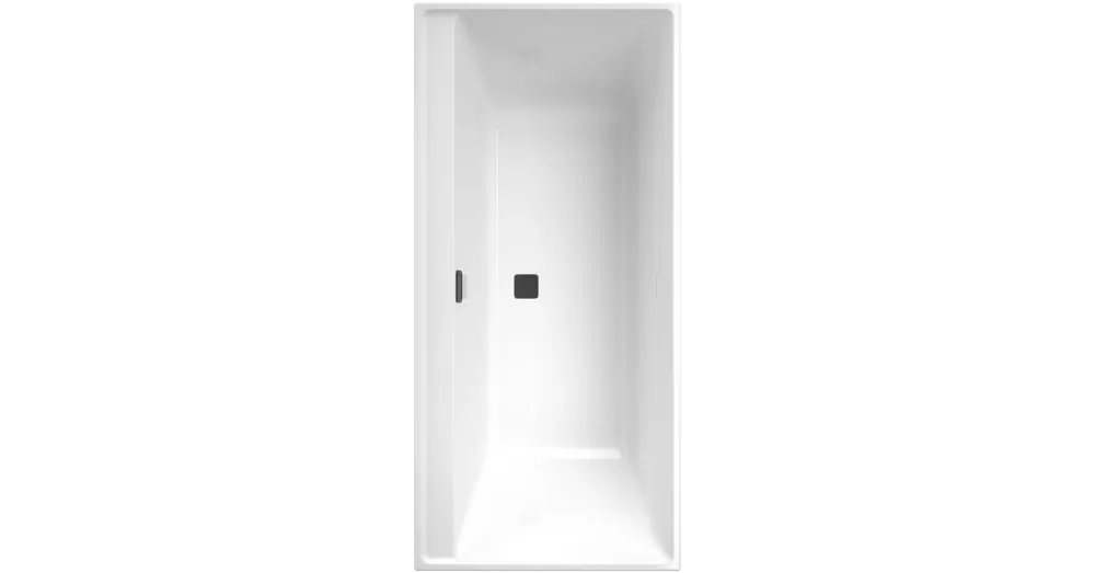 Alacsony ár Villeroy & Boch Collaro 1800 x 800 mm-es beépíthető egyenes kád Matt Black - UBA180COR2NV-01