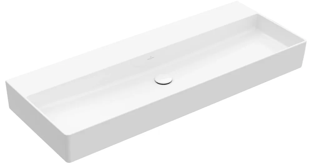 Vedd meg online Villeroy & Boch Memento 2.0 120 x 47 cm-es mosdó csaplyuk és túlfolyó nélkül - 4A22C301