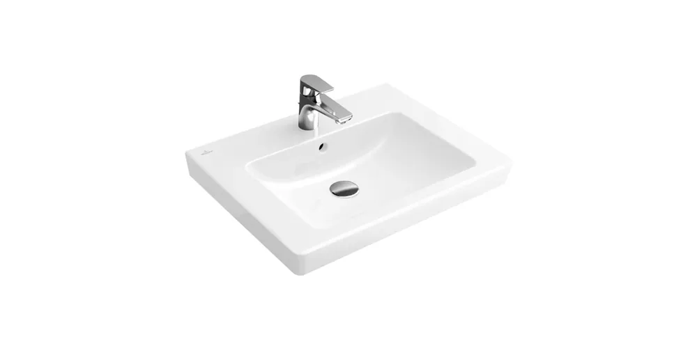 Villeroy & Boch Subway 2.0 60 x 47 cm-es mosdó 1 csaplyukkal CeramicPlus felülettel - 71136GR1 Kihagyhatatlan ajánlat