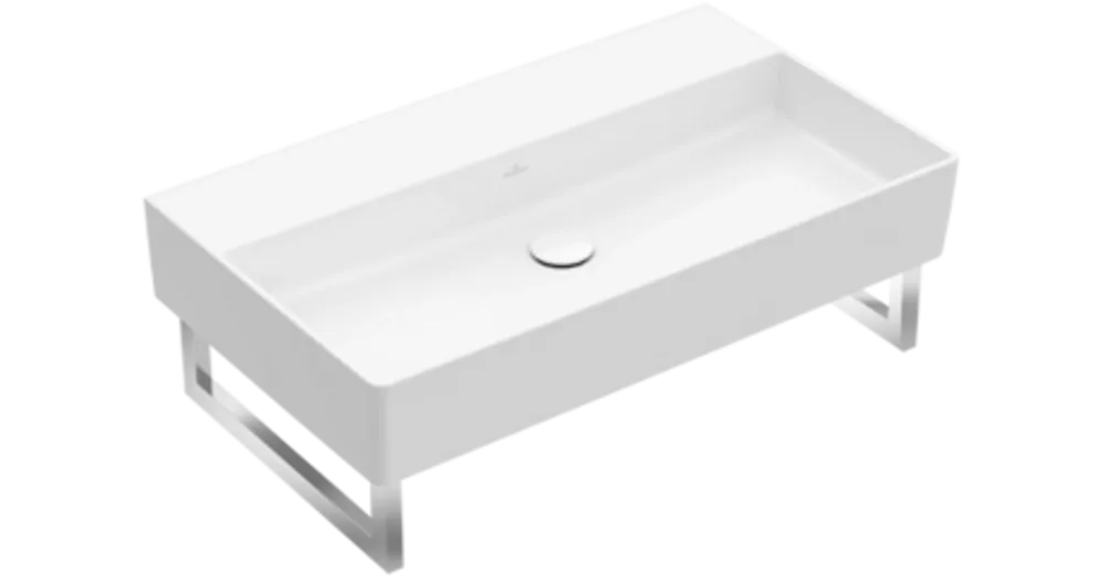 Villeroy & Boch Memento 2.0 80 x 47 cm-es mosdó csaplyuk és túlfolyó nélkül CeramicPlus felülettel - 4A2283R1 Vedd meg online