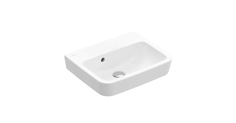 Szuper ajánlat Villeroy & Boch O.Novo 50 x 37 cm-es kézmosó csaplyuk és túlfolyó nélkül - 43445301
