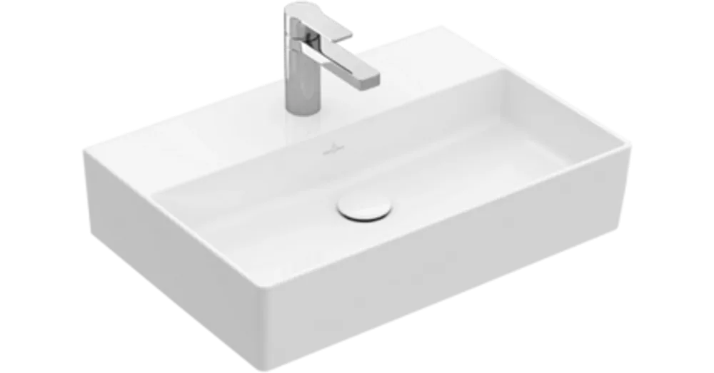 Legnépszerűbb Villeroy & Boch Memento 2.0 50 x 42 cm-es mosdó 1 csaplyukkal Stone White CeramicPlus felülettel túlfolyó nélkül - 4A225LRW