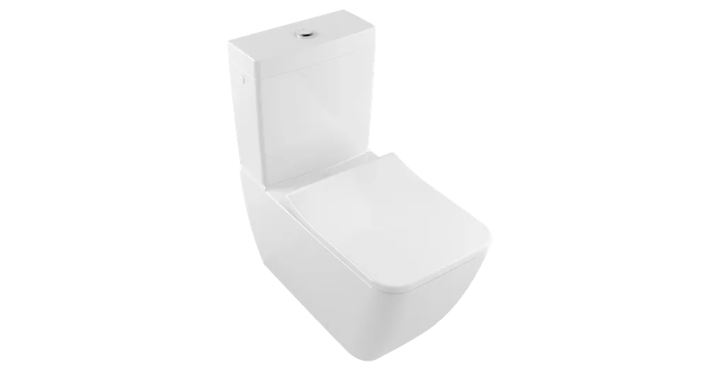 Utolsó esély Villeroy & Boch Venticello perem nélküli monoblokkos mélyöblítésű álló wc-csésze - 4612R001