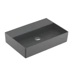 Villeroy & Boch Memento 2.0 60 x 42 cm-es mosdó csaplyuk és túlfolyó nélkül Graphite CeramicPlus felülettel - 4A2263I4 Alacsony ár