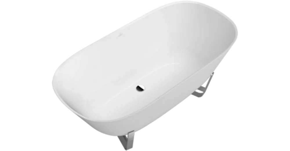 Villeroy & Boch Antheus 1550 x 750 mm-es szabadon álló kád Stone White, Colour on Demand - UBQ155ANH7F4BCV-RW Expressz szállítás
