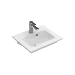 Villeroy & Boch Venticello 50 x 42 cm-es kézmosó 1 csaplyukkal Stone White CeramicPlus felülettel - 412450RW Azonnali szállítás