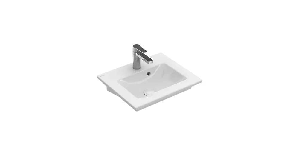 Villeroy & Boch Venticello 50 x 42 cm-es kézmosó 1 csaplyukkal Stone White CeramicPlus felülettel - 412450RW Azonnali szállítás