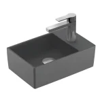 Kiárusítás Villeroy & Boch Memento 2.0 40 x 26 cm-es kézmosó 1 csaplyukkal Graphite CeramicPlus felülettel - 432340I4