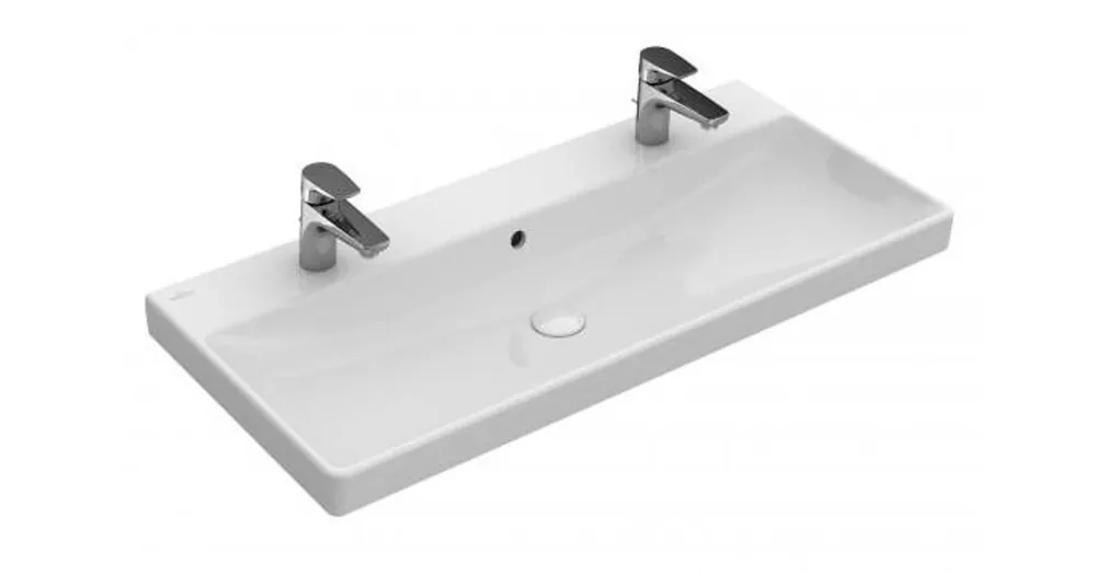 Villeroy & Boch Avento 100 x 47 cm-es beépíthető mosdó Stone White CeramicPlus felülettel - 4156A4RW Alacsony ár