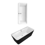 Villeroy & Boch Squaro Edge 12 1800 x 800 mm-es szabadon álló kád - UBQ180SQE7PDV-01 Utolsó esély