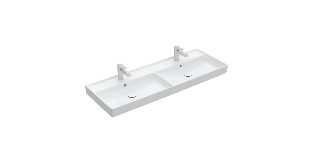 Bestseller Villeroy & Boch Collaro Beépíthető duplamosdó Fehér Alpin CeramicPlus felülettel 4A34D4R1