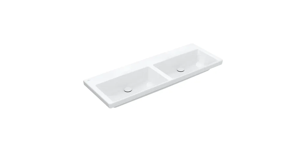 Villeroy & Boch Subway 3.0 Beépíthető duplamosdó Fehér Alpin CeramicPlus felülettel 4A71D3R1 Csak ma