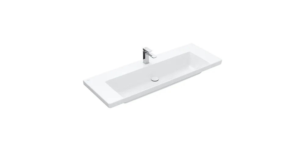 Expressz szállítás Villeroy & Boch Subway 3.0 Beépíthető mosdó Stone White CeramicPlus felülettel 4A70D2RW