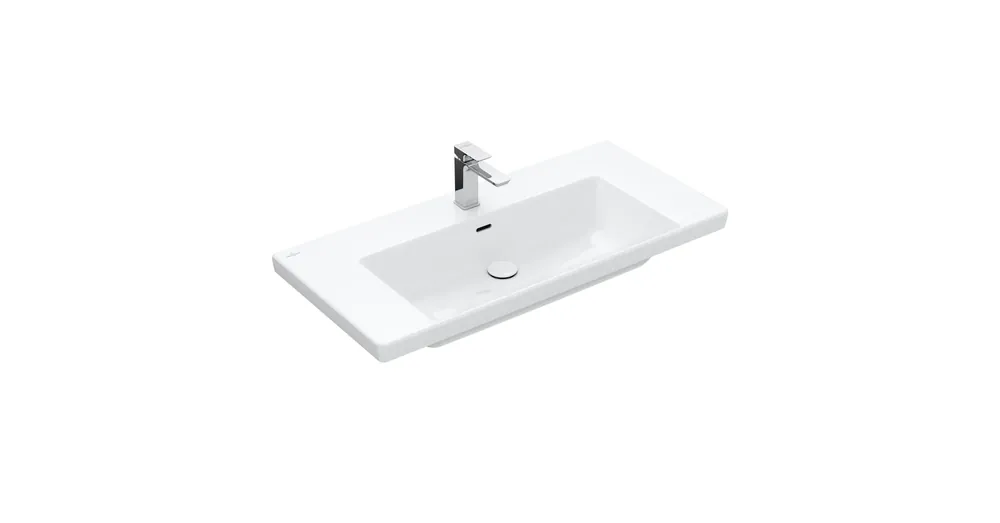 Szuper ajánlat Villeroy & Boch Subway 3.0 Beépíthető mosdó Fehér Alpin CeramicPlus felülettel 4A70A5R1