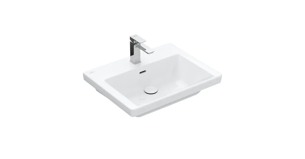Nézd meg most Villeroy & Boch Subway 3.0 Beépíthető mosdó Fehér Alpin CeramicPlus felülettel 4A7060R1