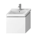 Biztonságos fizetés JIKA CUBITO alsószekrény 55 cm-es mosdóhoz, 1 fiókkal, fehér/fényes lakk H40J4223015001