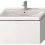 Olcsó JIKA CUBITO alsószekrény, 85 cm-es mosdóhoz, fehér fényes lakk, 1 fiókkal H40J4263015001