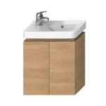 Kihagyhatatlan ajánlat JIKA CUBITO alsószekrény 45x25 cm-es mosdóhoz, 2 ajtós, tölgy H40J4202005191