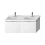JIKA CUBITO alsószekrény 130 cm-es mosdóhoz, 2 fiókkal, fehér/fényes lakk H40J4274015001 Bestseller