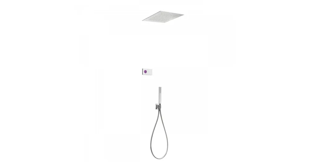 Biztonságos fizetés Tres Shower Technology falba építhető elektronikus termosztátos zuhanyrendszer 09286552
