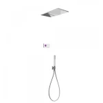Biztonságos fizetés Tres Shower Technology falba építhető elektronikus termosztátos zuhanyrendszer 09286308