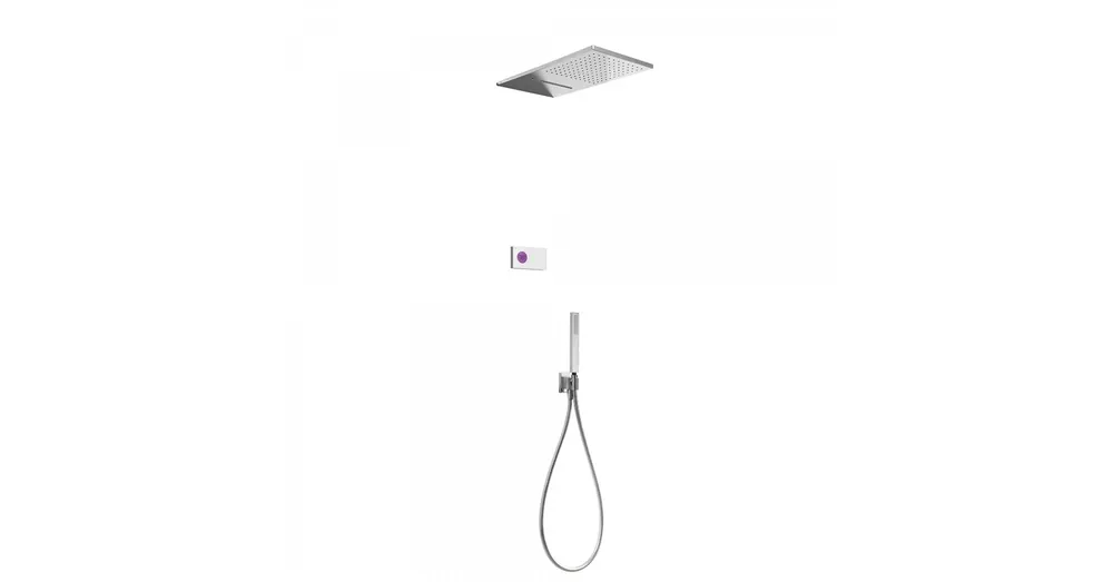 Biztonságos fizetés Tres Shower Technology falba építhető elektronikus termosztátos zuhanyrendszer 09286308
