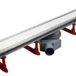 Pestan CONFLUO Premium line Króm/Fehér üveg zuhanyfolyóka, 850 mm 13000285 Expressz kézbesítés