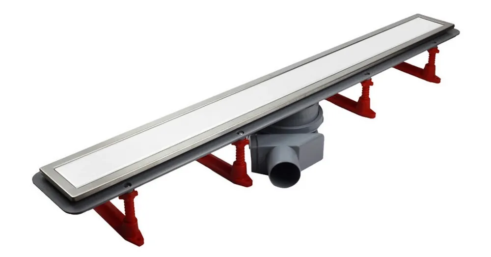 Pestan CONFLUO Premium line Króm/Fehér üveg zuhanyfolyóka, 850 mm 13000285 Expressz kézbesítés