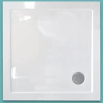 Kiárusítás Wellis szögletes zuhanytálca 80x80x4cm WC00524