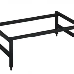 Vásárlói kedvenc AREZZO design MONTEREY tartó láb 60 cm, matt fekete AR-168439