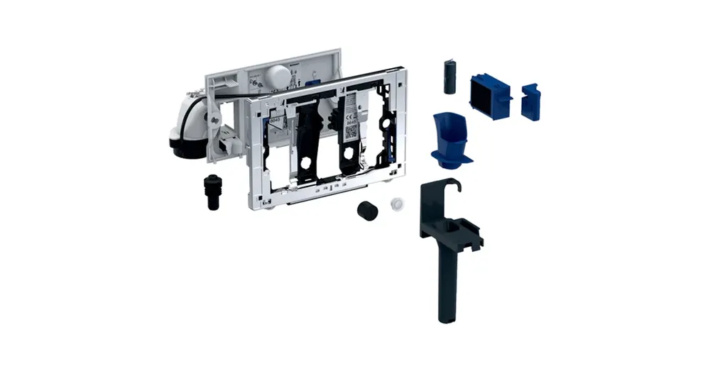 Geberit DuoFresh modul kézi működtetésű, vízkezelő tabletta bedobónyílással, Sigma 12 cm falsík alatti öblítőtartályhoz, fényes króm 115.051.21.2 Vedd meg online