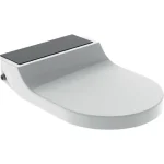 Akciós ár Geberit AquaClean Tuma Comfort WC kerámiára szerelhető berendezés, Fekete / Üveg 146.273.SJ.1