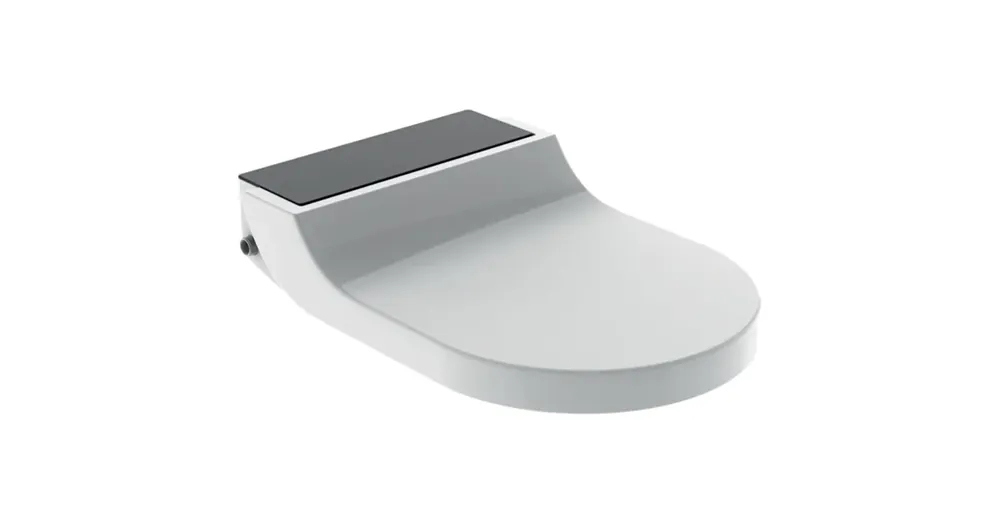 Akciós ár Geberit AquaClean Tuma Comfort WC kerámiára szerelhető berendezés, Fekete / Üveg 146.273.SJ.1