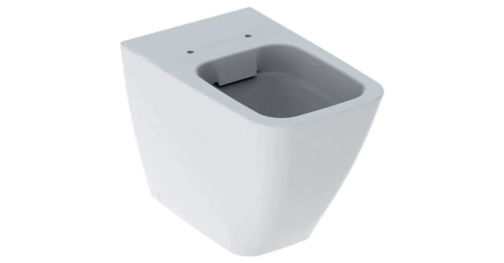 Geberit iCon Square álló WC, mélyöblítésű, alsó vagy hátsó kifolyású, falhoz illeszkedő, zárt forma, Rimfree, 56cm (211910000) Végkiárusítás