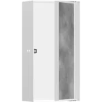 Biztonságos fizetés Hansgrohe XtraStoris Rock Falfülke cserélhető ajtóval, 300/150/100 matt fehér 56082700