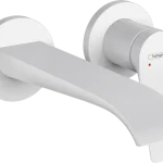 Vásárlói kedvenc Hansgrohe Vivenis Egykaros mosdócsaptelep falsík alatti telepítéshez, 19,2 cm-es kifolyóval matt fehér 75050700