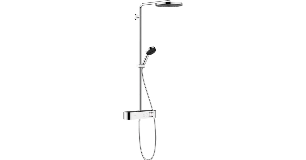 Hansgrohe Pulsify S Showerpipe 260, 1 jet és ShowerTablet Select 400 króm 24220000 Vedd meg most