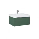 AREZZO design MONTEREY 60 cm-es alsószekrény 1 fiókkal Matt Zöld szifonkivágással AR-168558 Biztonságos vásárlás