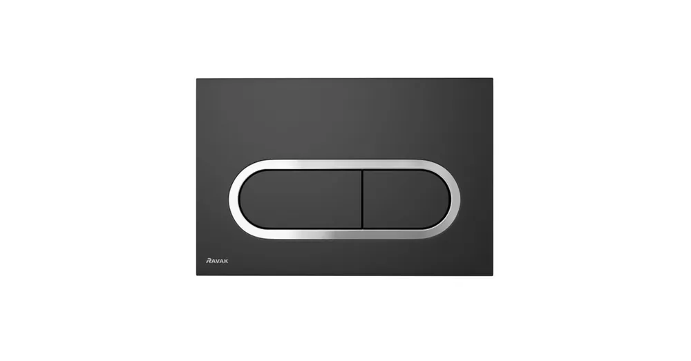 Árcsökkenés Ravak Chrome nyomólap – fekete X01797