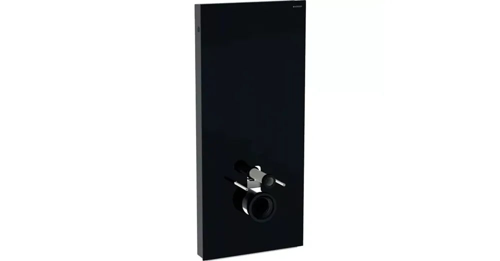 Vásárlói kedvenc Geberit Monolith szanitermodul fali WC-hez, 114 cm, fekete üveg/alumínium feketekróm (131.031.SJ.6)