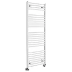 Végkiárusítás Sapho AQUALINE ORBIT Fürdőszobai radiátor, íves, 450x1320mm, 594W, fehér (ILO34T)